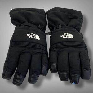 Men's Medium THE NORTH FACE Black Montana Insulated Adjustable Ski Gloves EUC